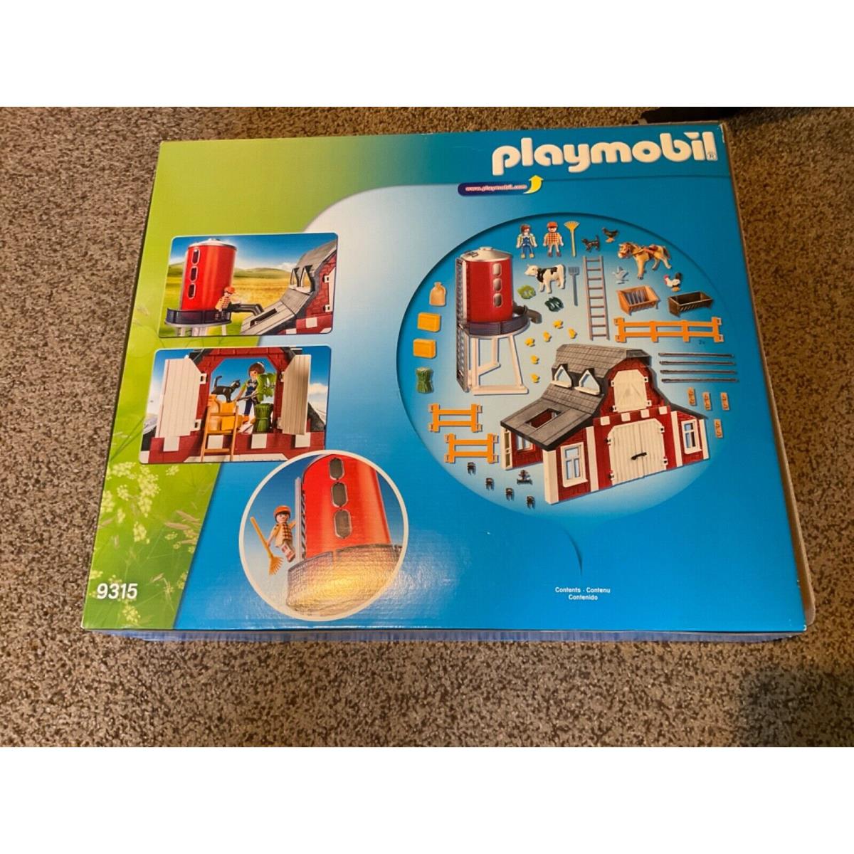 Playmobil 9315 Country Barn with Silo. See Pictures