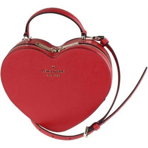 Kate Spade New York Love Shack Heart Crossbody Candied Cherry Red