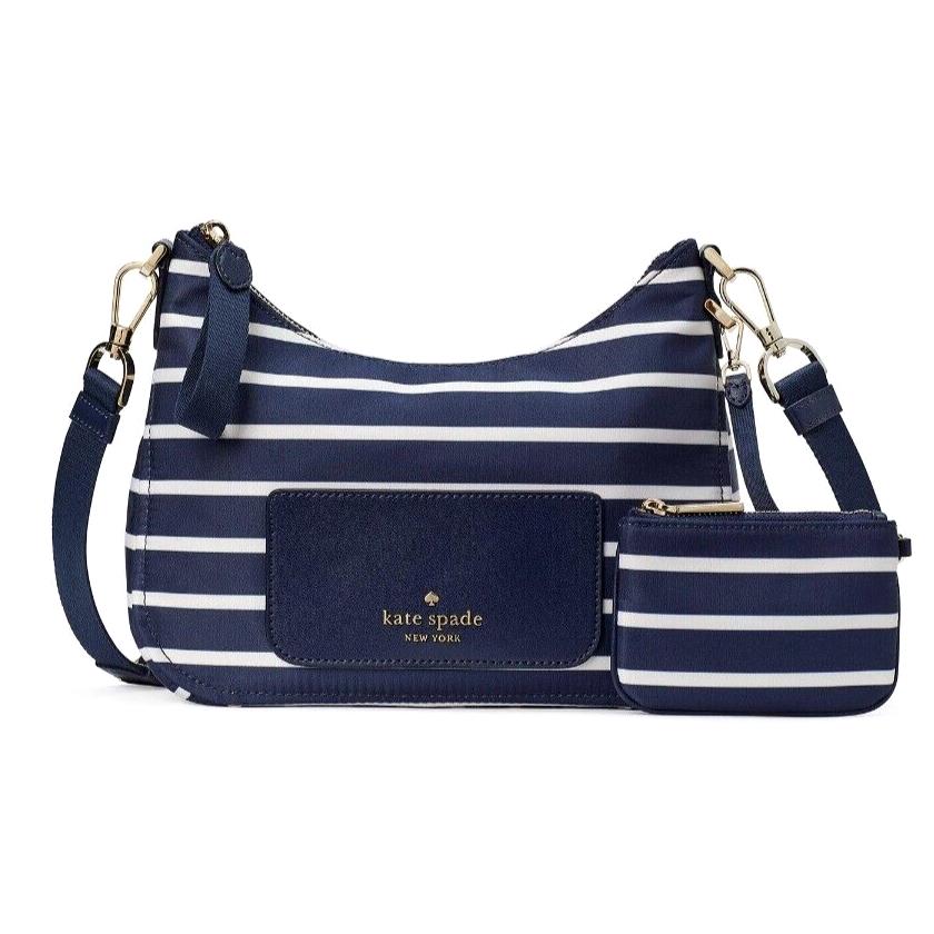 New Kate Spade Chelsea Nylon Crossbody Parisian Maritime with Dust Bag