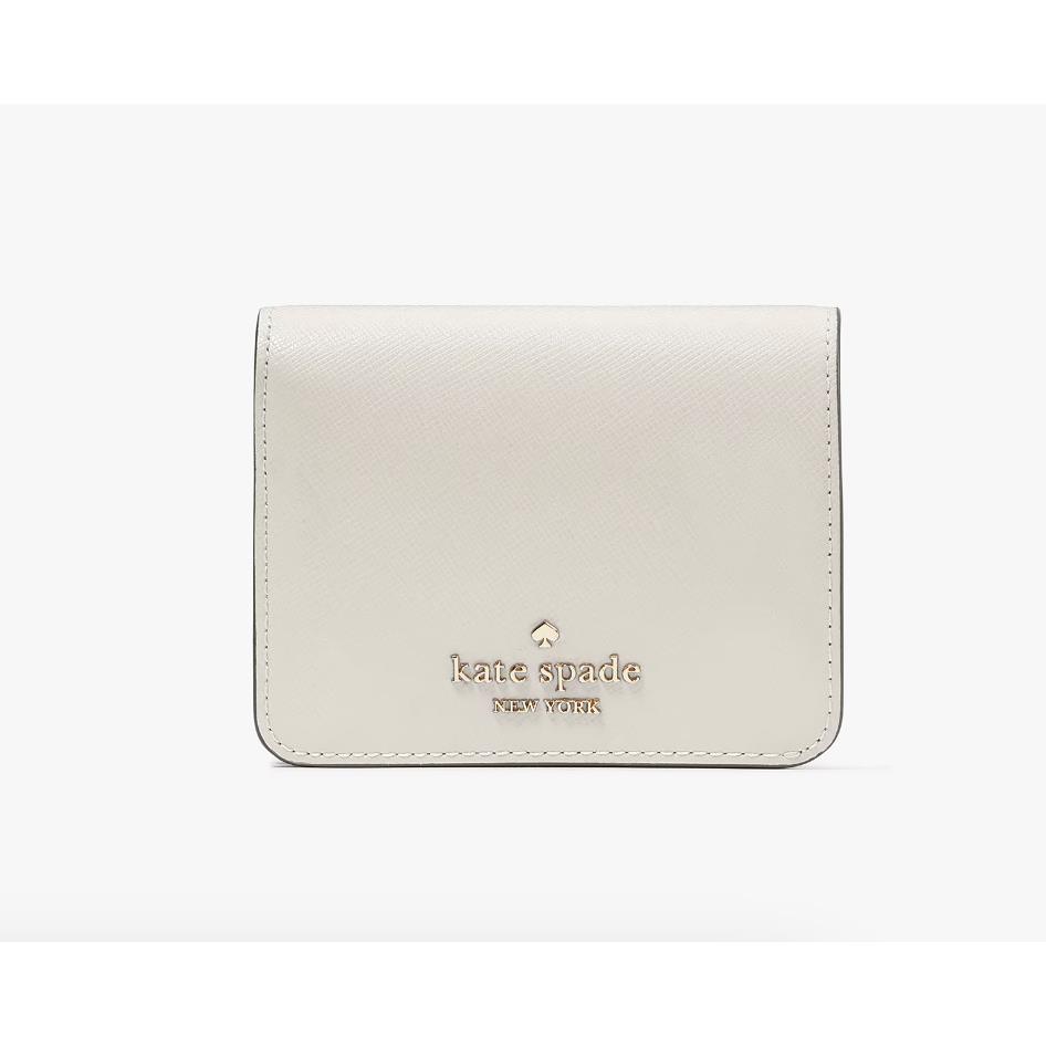 New Kate Spade Madison Small Bifold Wallet Meringue KC581