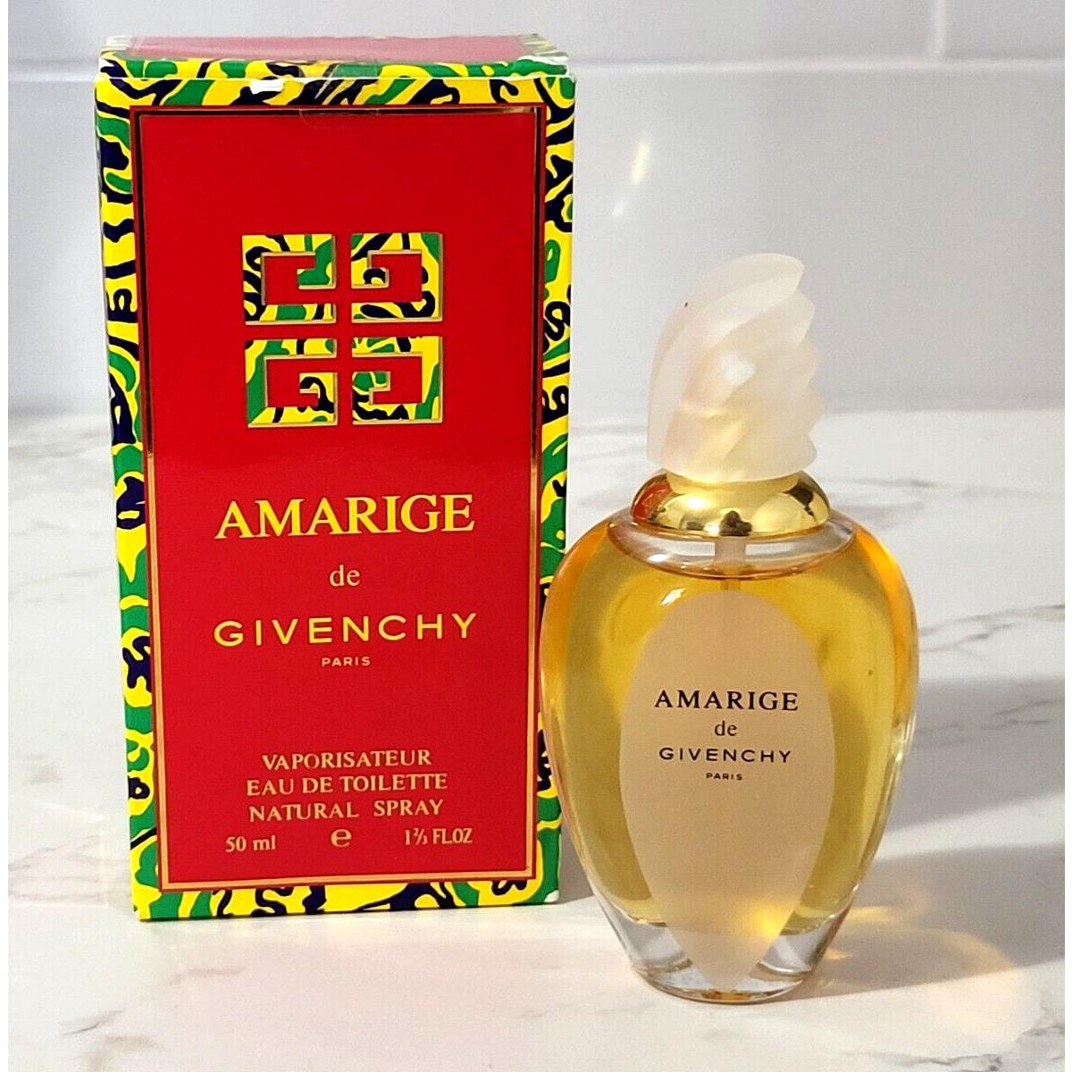 Vintage - Givenchy Amarige - 1 2/3 oz Edt Eau de Toilette Spray 50 ml ms