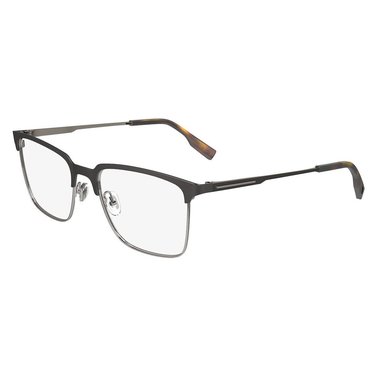 Lacoste Lac Eyeglasses Men Matte Gunmetal 033 53mm
