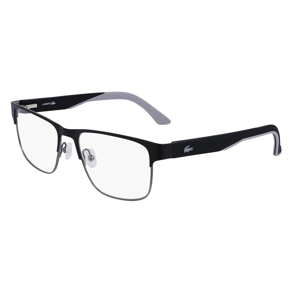 Lacoste L2291 Eyeglasses Men Black Square 54mm