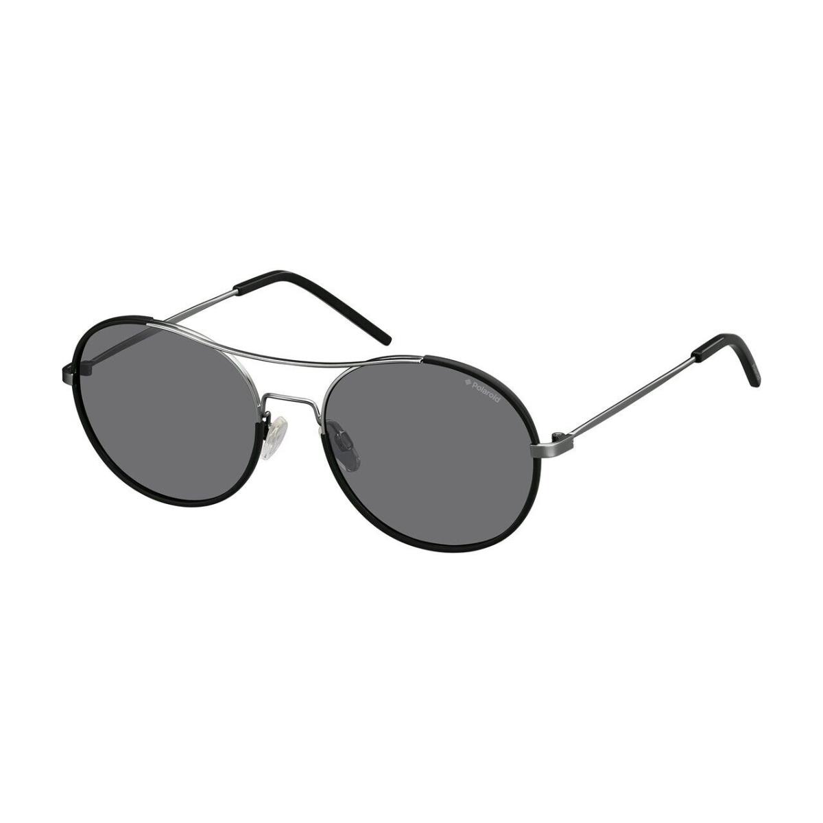 Unisex Sunglasses Polaroid Pld 1021 S KJ1 Y2 Polarized - Size 55 - Frame: gunmetal black, Lens: