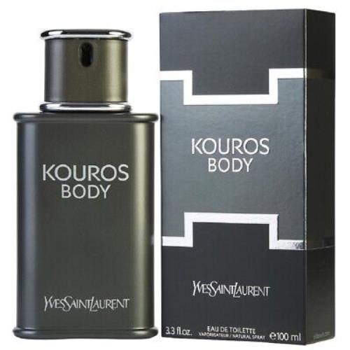 Yves Saint Laurent Body Kouros For Men Eau De Toilette 3.4 oz 100 ml Edt Spray