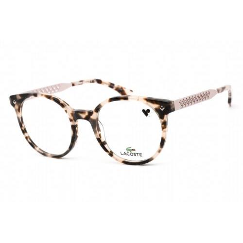 Lacoste L2806-219-50 Eyeglasses Size 50mm 20mm 140mm Rose Women