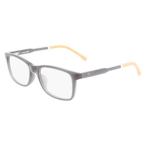 Lacoste L3647 Eyeglasses Kids Gray Lumi Rectangle 50mm