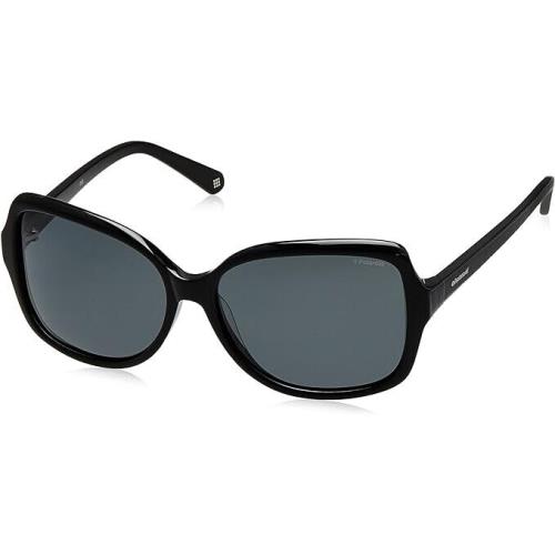 Polaroid Women`s X8404 1T Kih 59 Sunglasses Black/grey Pz Ar