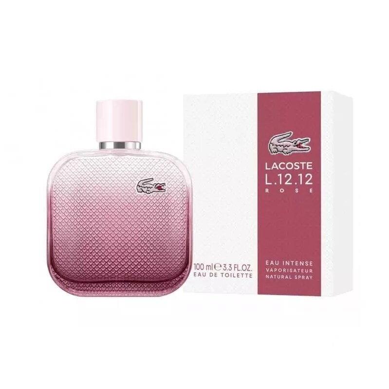 Lacoste L.12.12 Rose Eau Intense 3.3 oz Edt Spray Womens Perfume