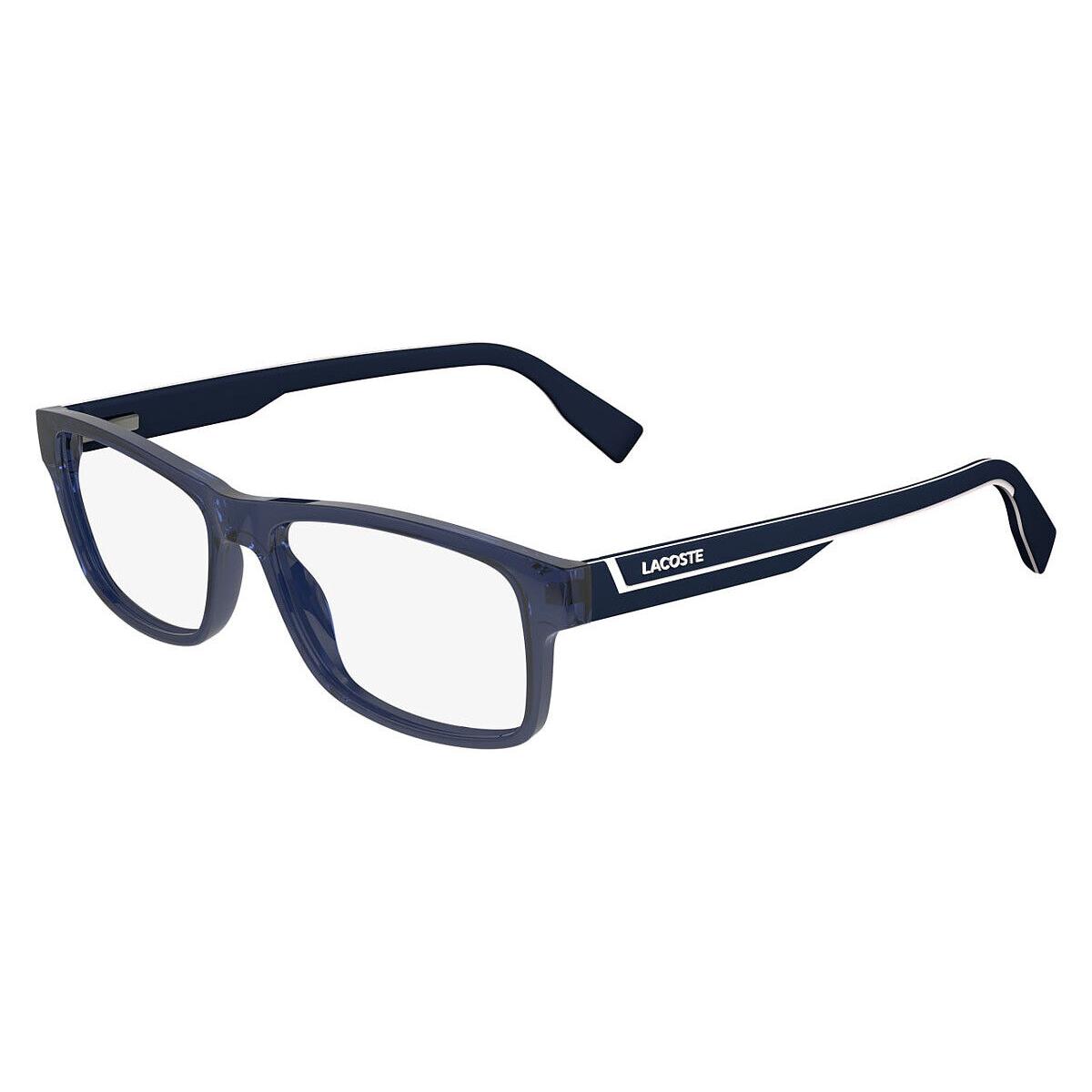 Lacoste Lac Eyeglasses Men Blue Avio 400 55mm