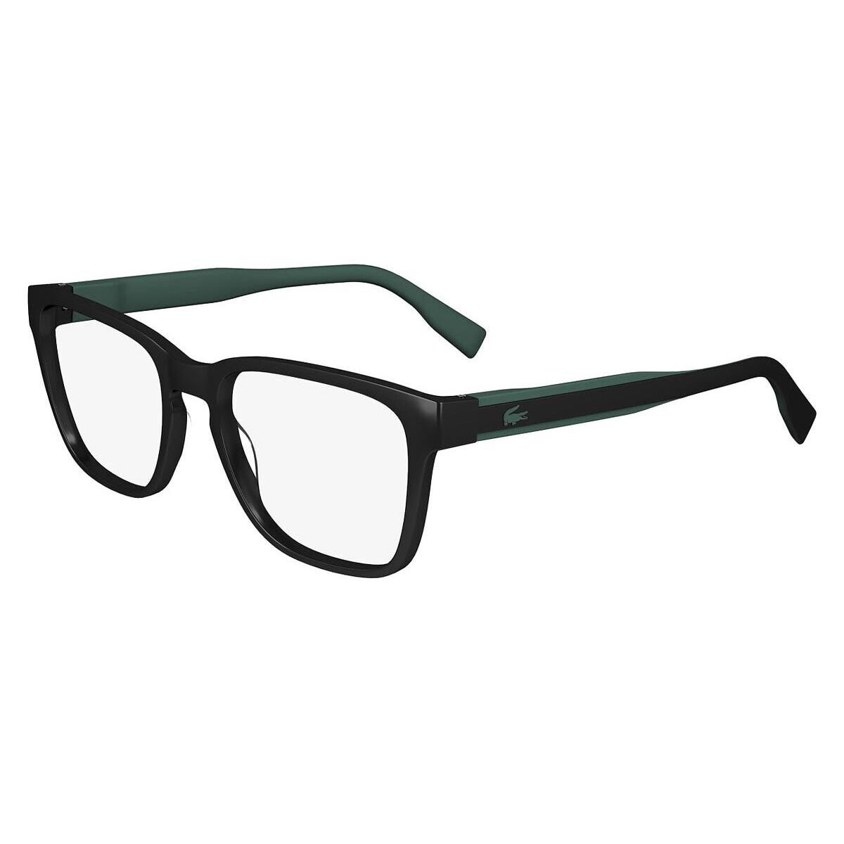 Lacoste Lac Eyeglasses Men Shiny Black 001 53mm