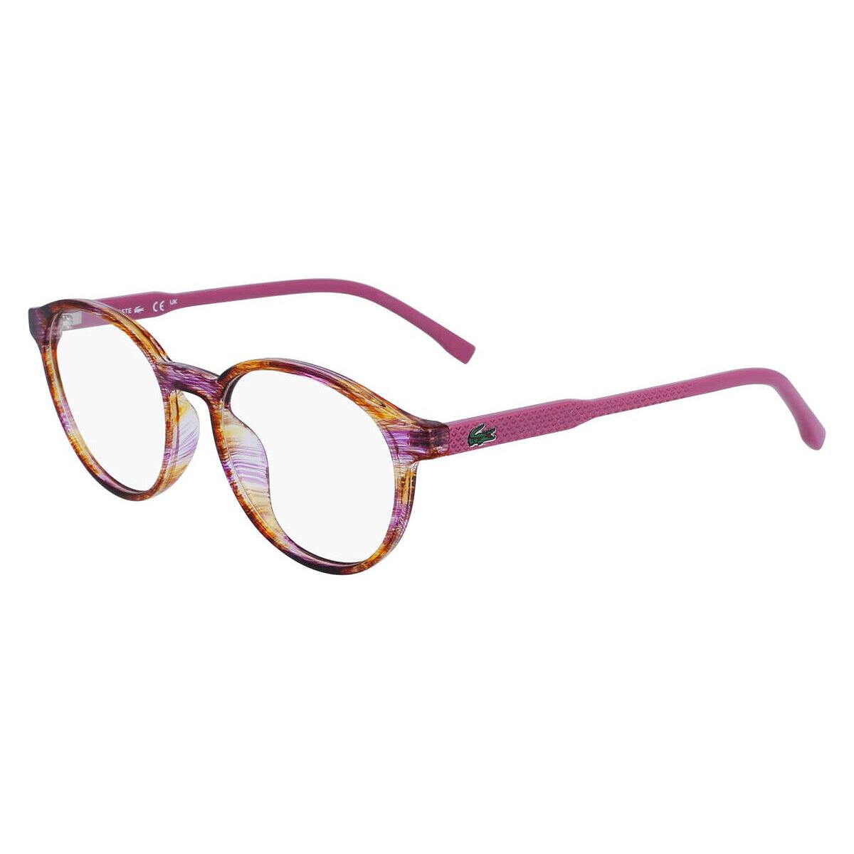 Lacoste Lac Eyeglasses Kids Havana Lilac 48mm