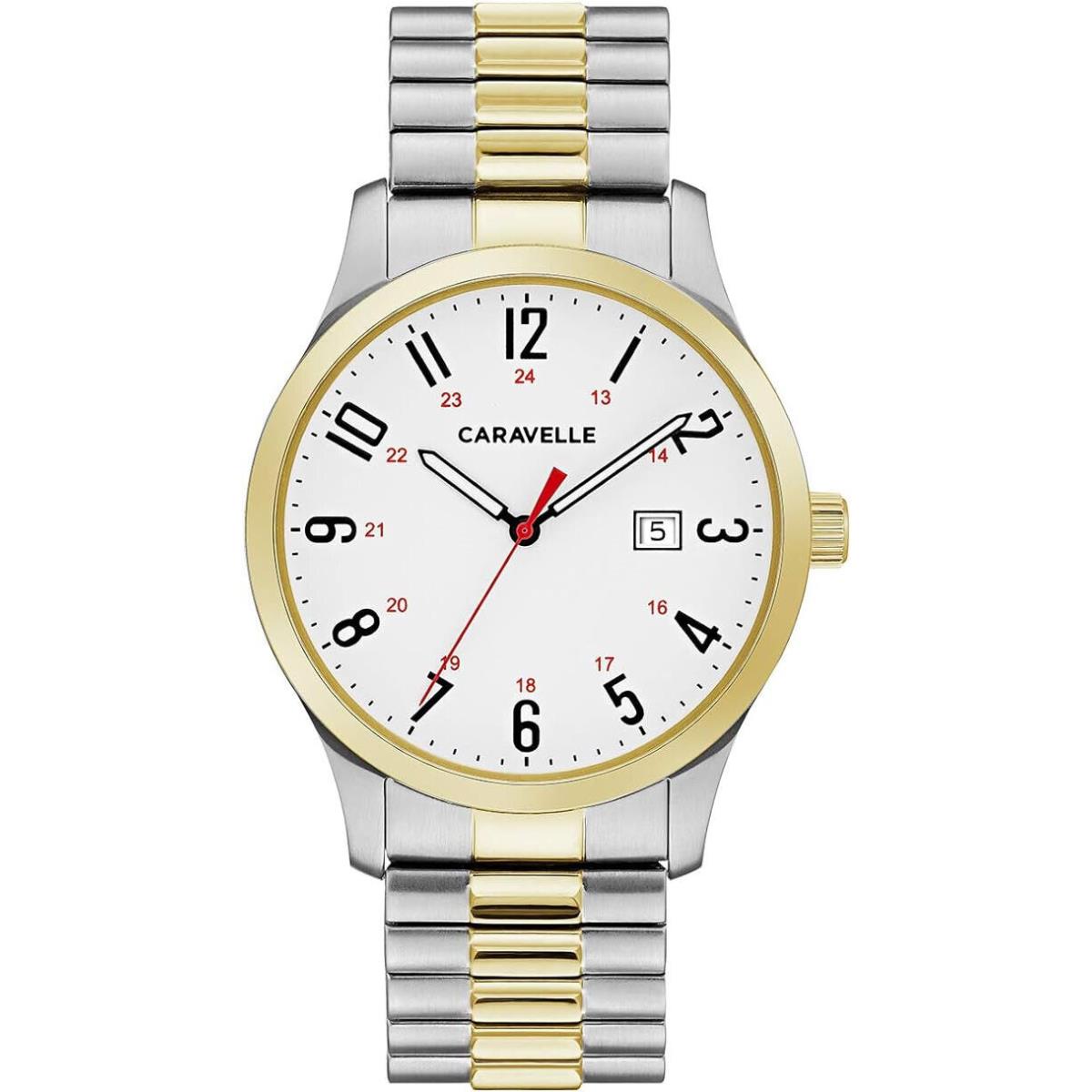 Caravelle by Bulova Men`s White Watch 45B147