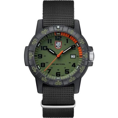Luminox Men`s XS.0337 Leatherback Green/black Sea Turtle Giant Fashion Watch