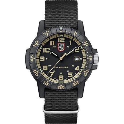 Luminox Men`s XS.0333 Leatherback Matte Black Sea Turtle Giant Fashion Watch