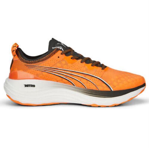 Puma Foreverrun Nitro Running Mens Orange Sneakers Athletic Shoes 37775706 - Orange