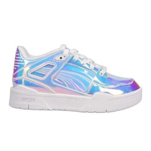 Puma Slipstream Iridescent Lace Up Womens Clear Multi Sneakers Casual Shoes 39