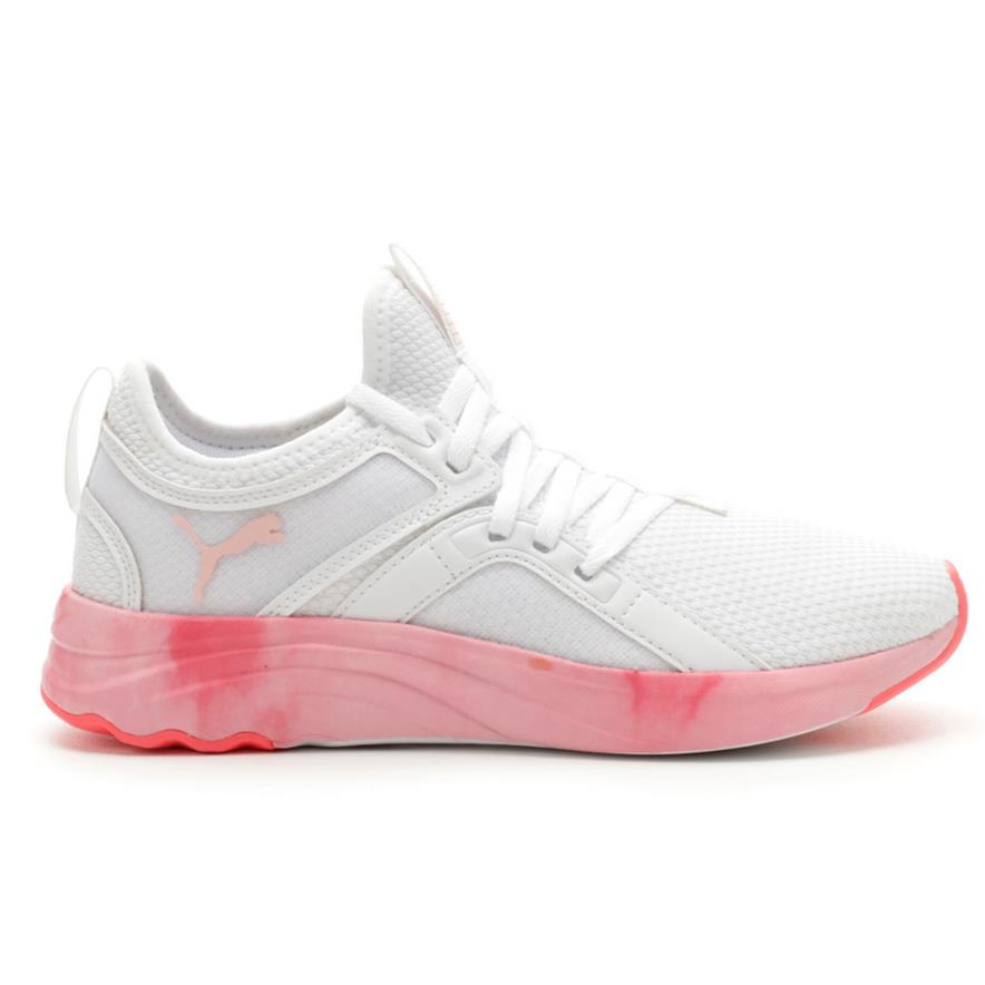 Puma Womens Shoe White Softride Sophia Red Marble 377209 01