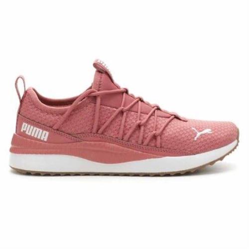 Puma Pacer Web Lace Up Womens Pink Sneakers Casual Shoes 38437811 - Pink