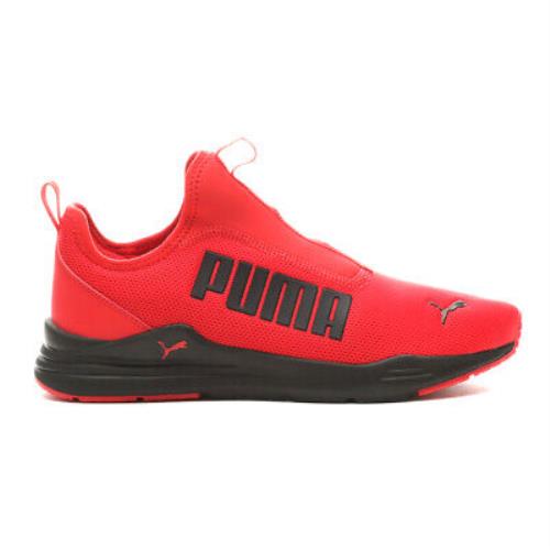 Puma Wired Rapid Slip On Mens Red Sneakers Athletic Shoes 38588103