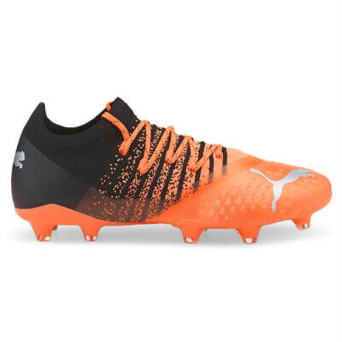 Puma Future Z 2.3 Firm Groundag Soccer Cleats Mens Orange Sneakers Athletic Shoe