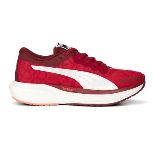 Puma Deviate Nitro 2 X Ciele Running Womens Red Sneakers Athletic Shoes 3784370 - Red
