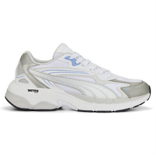 Puma Teveris Nitro Noughties Lace Up Mens White Sneakers Casual Shoes 38892009