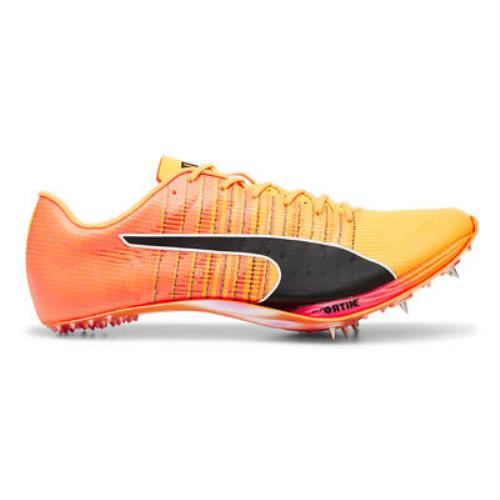 Puma Evospeed Sprint Nitro 2 Running Mens Orange Sneakers Athletic Shoes 380002