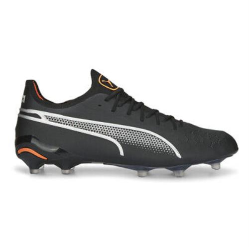 Puma King Ultimate Firm Groundag Soccer Cleats Mens Black Sneakers Athletic Shoe