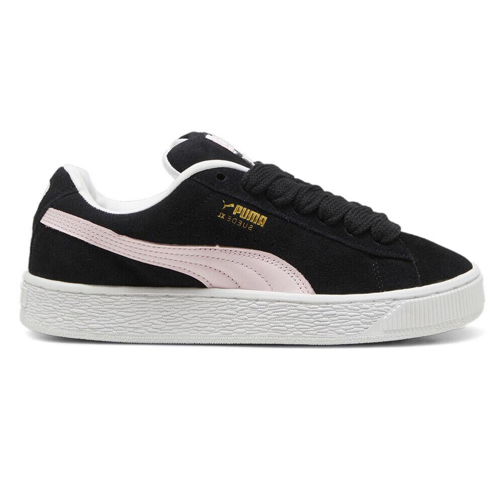 Puma Suede Xl Lace Up Womens Black Sneakers Casual Shoes 39764804 - Black