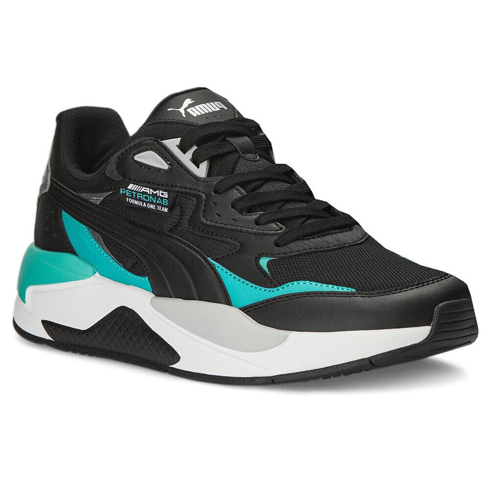 Puma Mapf1 Xray Speed Lace Up Mens Black Blue Sneakers Casual Shoes 30713607 - Black, Blue