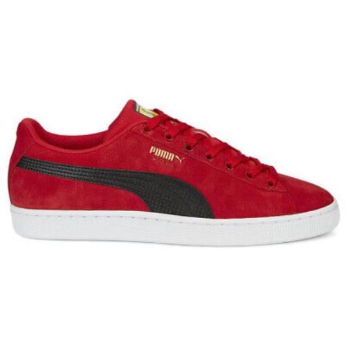 Puma Sf Shield Suede Lace Up Mens Red Sneakers Casual Shoes 30705204