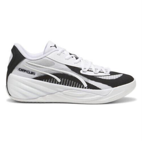 Puma Allpro Nitro Team Basketball Mens Black White Sneakers Athletic Shoes 379 - Black, White