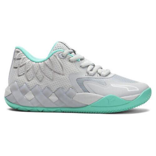 Puma Mb.01 Lo Ufo Basketball Youth Mb.01 Lo Ufo Basketball Youth Boys Grey Sneakers Athletic Shoes 37767602