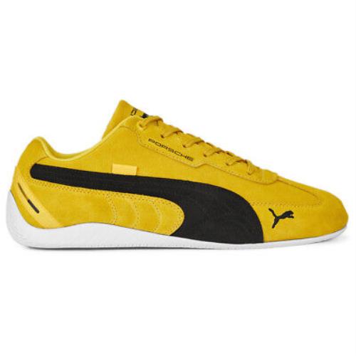 Puma Pl Speedcat Lace Up Mens Size 10.5 M Sneakers Casual Shoes 30771602 - Yellow