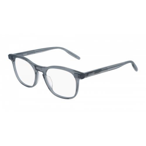 Puma PU0261O 004 Square Transparent Crystal Gray Eyeglasses