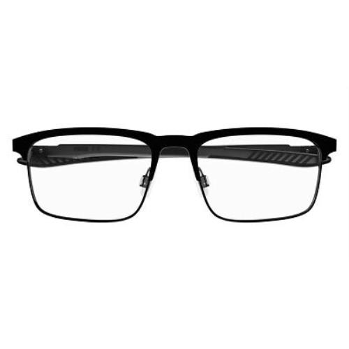 Puma PU0380O Eyeglasses Men Black Square 55mm