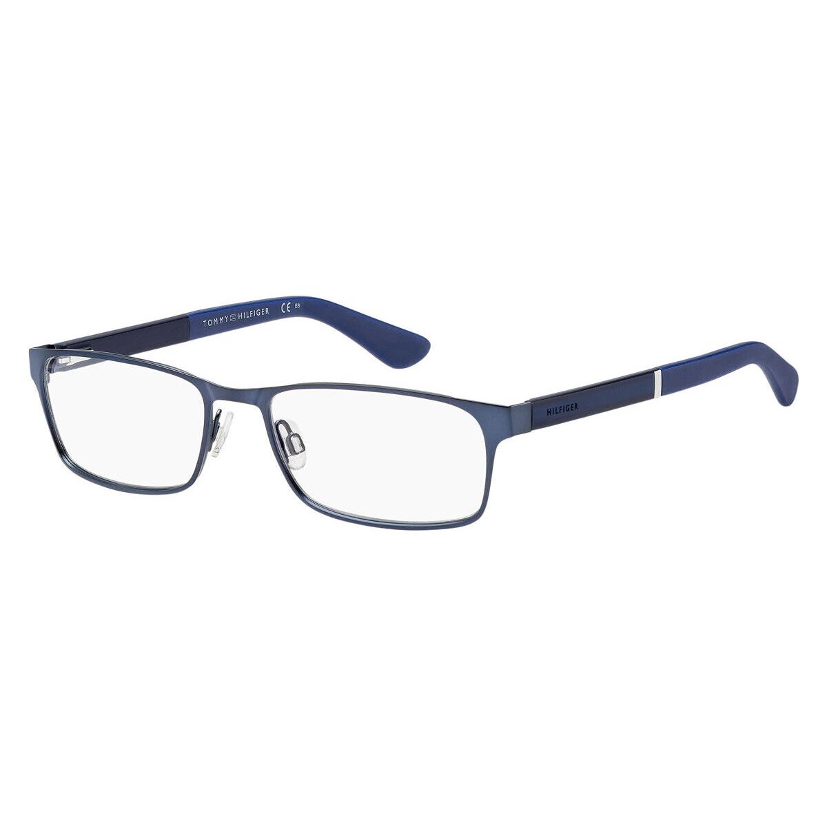 Tommy Hilfiger 1479 Eyeglasses Men 0PJP Blue Rectangle 54mm