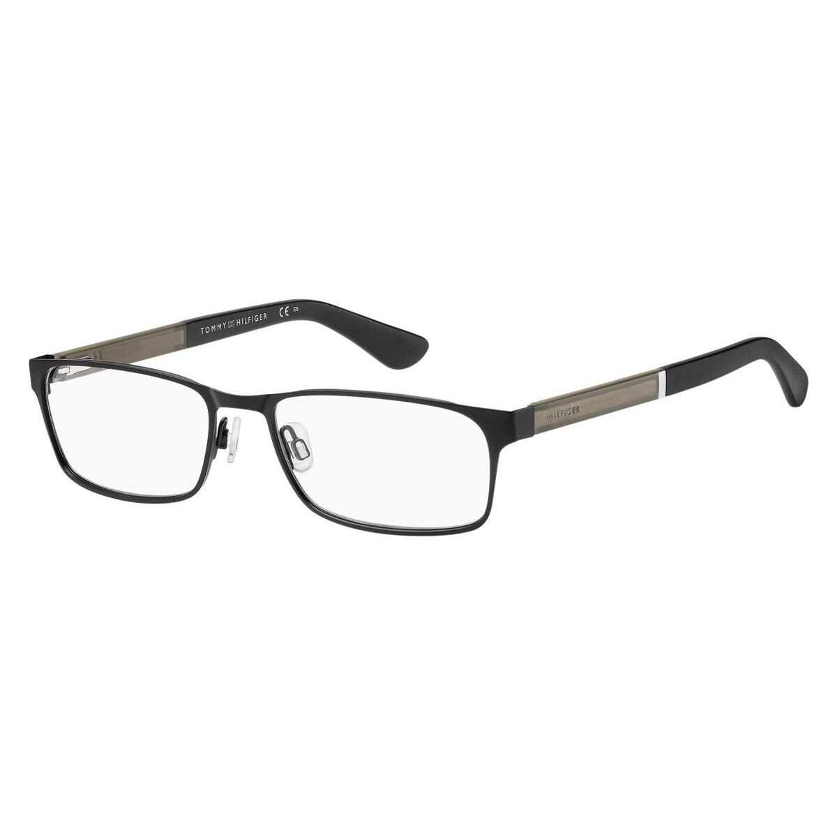 Tommy Hilfiger 1479 Eyeglasses Men 0807 Black Rectangle 54mm