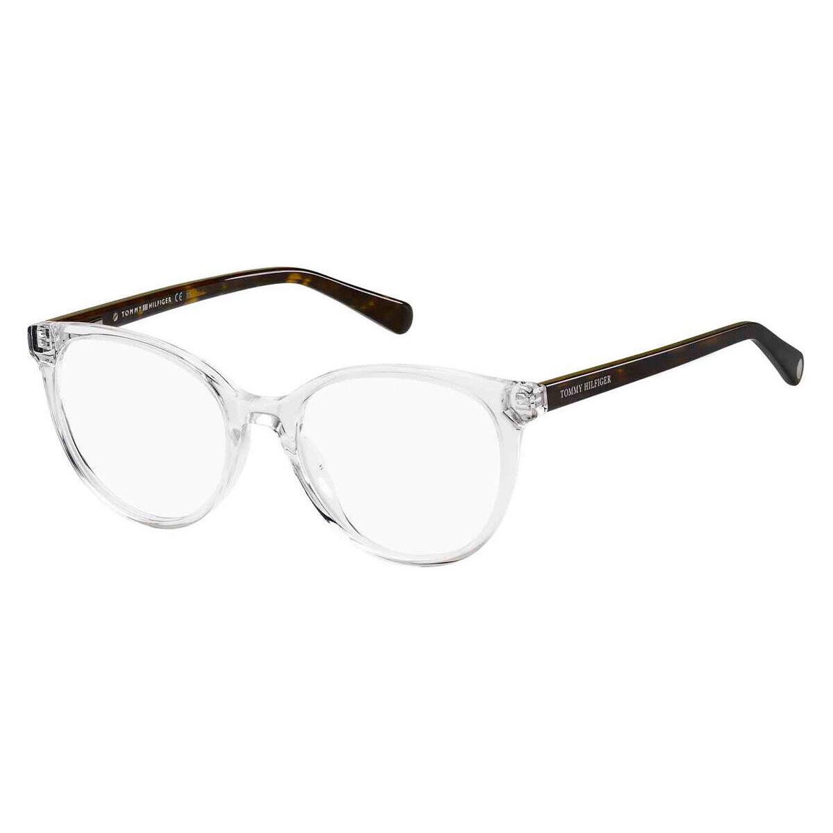 Tommy Hilfiger 1888 Eyeglasses Crystal Havana Cat Eye 52mm