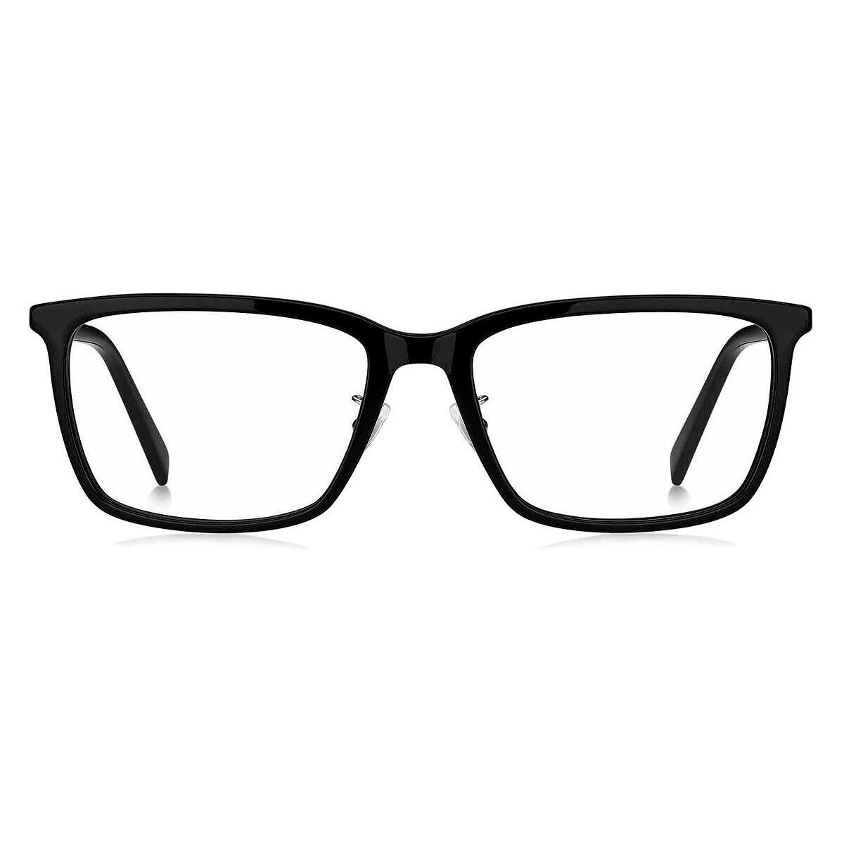 Tommy Hilfiger TH 2015/F Eyeglasses Men Black Rectangle 57mm