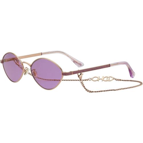 Jimmy Choo Sonny/s Rose Gold/violet S9E/13 Sunglasses