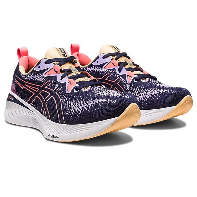 Asics Gel-cumulus 25 1012B441-400 Women`s Midnight Papaya Running Shoes NR6344