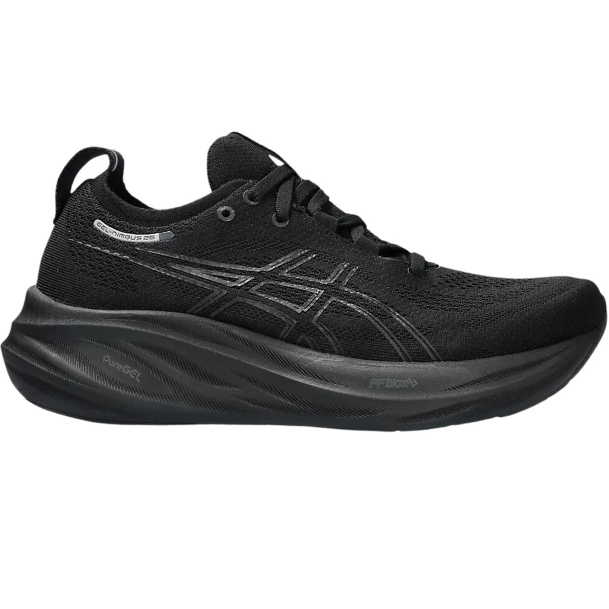 Asics Gel-nimbus 26 Women`s Running Shoes All Color US Sizes 6-11 Black/Black