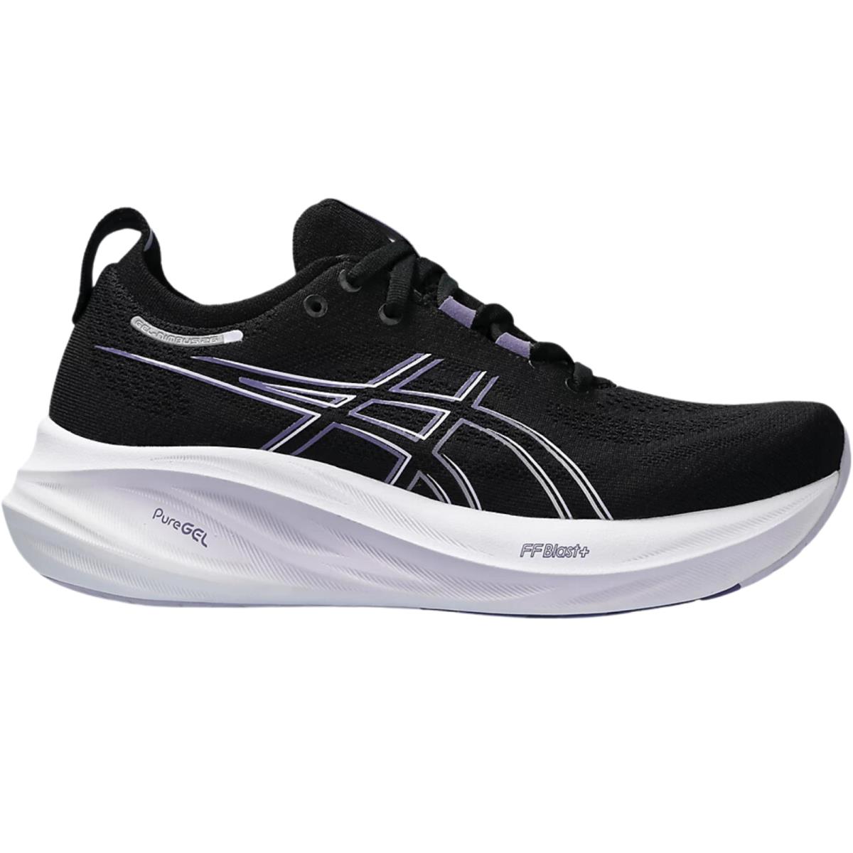 Asics Gel-nimbus 26 Women`s Running Shoes All Color US Sizes 6-11 Black/Dusty Purple