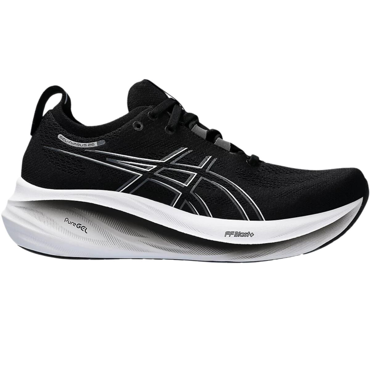 Asics Gel-nimbus 26 Women`s Running Shoes All Color US Sizes 6-11 Black/Graphite Grey