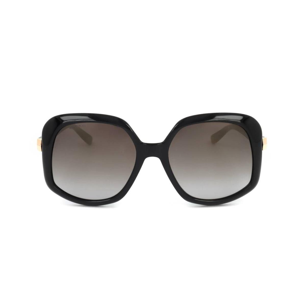 Jimmy Choo Sunglasses Amada/s 807 Black 56mm Square Frame Women