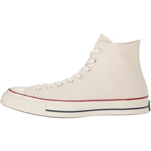 Converse Men`s Chuck Taylor All Star Canvas High Top Sneaker 70s Parchment/Garnet/Egret