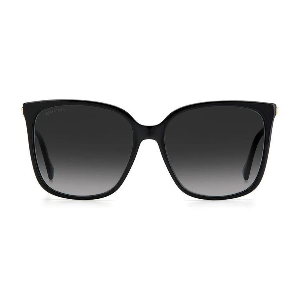 Jimmy Choo Scilla Women`s Sunglasses Black 807 57-18-140 W/case Italy