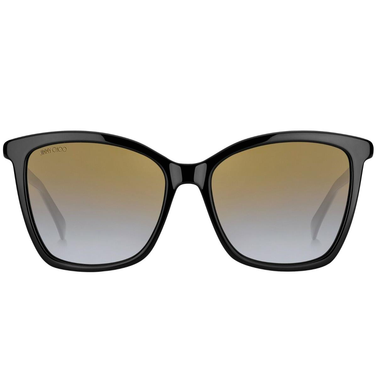 Jimmy Choo Ali/s Black/grey Shaded Mirror 807/FQ Sunglasses